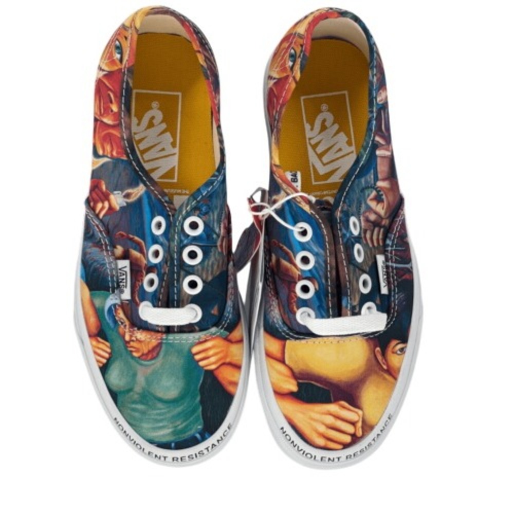 Vans‎ Sneakers Authentic Moca Judy Baca Women's Size 5.5 New in Box